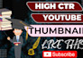 design pro thumbnail for youtube video